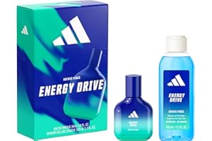 adidas, Cofanetto Regalo Vibes Energy Drive, Eau de Parfum 30ml e Energy Drive 100ml