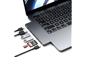 ‎SATECHI SATECHI 7 W 1 USB4 Pro Slim USB-C Hub do 6K@60Hz, Ładowanie PD 100W, Szybki Transfer Danych, USB 3.2 Gen2, 4K HDMI, Czytniki Kart SD/MicroSD – do MacBook Air i Pro – Space Grey