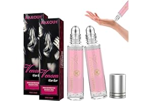 FOCUSUN Roller Ball Perfume, Pheromone Perfume for Women and men, Desire pheromone, romantic, Long Lasting fragrance, Love Cologne (2PCpink)