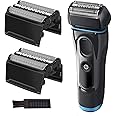WOERGG 52B Series 5 Replacement Head For Braun Electric Shaver,S5 Wet&Dry Replacement Head Compatible With Braun Series 5 Replacement Foil&Cutter,52B Replacement Head Fit 5190Cc 5090 5020(2 Count)