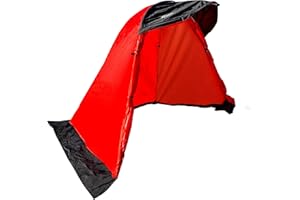 FISSION - Storm Safe Beach Shelter Waterproof PU 5000 Hydrostatic Head & Double Taped Seams Sand Skirt & Cam Lock Adjustable Legs - Severe Weather Protection for Coastal Shore Fishing [27-3110]