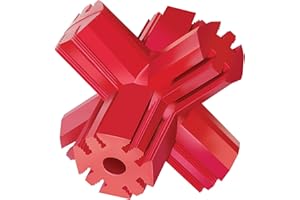 KONG - Jump'N Jack - trwała gumowa zabawka dla psa do żucia i czyszczenia zębów - dla średnich psów