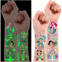 Tatouages Dinosaures Lumineux - 20 Feuilles 160 Motifs - Cadeau Enfant Anniversaire
