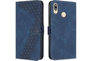 OKZone Cover per Huawei Honor 10 Lite/20 Lite/10i/20i/P Smart 2019, Custodia a Libro in Pelle Protettiva Folio Portafoglio con Chiusura Magnetica e Slot per Carte Wallet Case Flip Cover (Blu)
