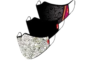 AZERTEX AZX protech Lot de 3 Masques Tissu Réutilisables - Filtration supérieure à 90%, Garantie 50 Lavages - Masque Adulte, Enfant Conforme Nouvelle Réglementation 2021, Pack x3 Assortis