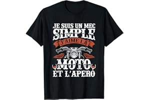 T-shirt Motard Homme Moto Cadeau Motorcycle