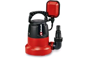Einhell GC-DP 3580 LL Clean Water Pump | 350W Submersible Pump, 8000 L/H, Float Switch, 5M Cord | Low Level Electric Pump - Empty Hot Tubs, Inflatables And Swimming Pools Down To 1mm