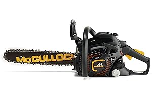 McCulloch CS 35S Petrol Chainsaw: 35cc, 14 Inch Bar Length, 52 Drive Links, Anti-Vibration System, Low Weight, Fully Assembled, Multicolor
