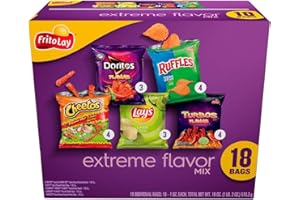 FRITO LAY Frito-Lay Extreme Flavor Mix Lot de 18 variétés