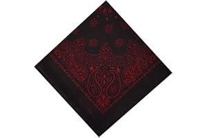 Schals & Tücher Pañuelo para el cuello, pañuelo para la cabeza, algodón, protector bucal, pañuelo pirata, rojo/negro, 1er