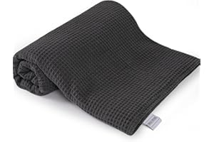 Meri-Home Tagesdecke 160 x 220 cm Waffeloptik Kuscheldecke Sofa Überwurfdecke, Bett Überwurf Decke Tagesdecken Sofadecke Leichte Couch Wohndecke (160 x 220 Anthra)
