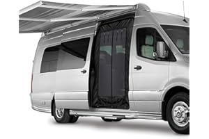 JINSENTGG Mosquitera Repuesto para Mercedes-Benz Sprinter High Roof 2007-2024, Modelo Mejorado de Mosquitera para Coche, Mosquiteras de Protección contra Insectos para Acampar al Aire Libre (Puerta Lateral)