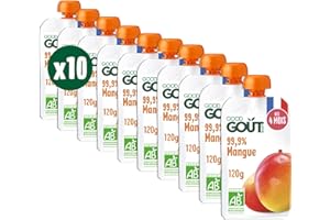 Good goût bébé mangue bio dès 4 mois fabriqué en France 120g