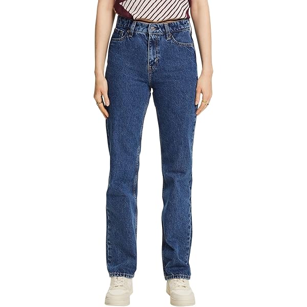 edc by ESPRIT Dames 023CC1B311 Broek Jeans, 902BLUE MEDIUM WASH, 2730, 902Blue Medium Wash., 27W x 30L