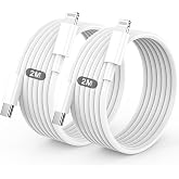 BSTOEM USB C to Lightning Cable, 2M+2M iPhone Charger Cable Fast Charging | Type C to Lightning Cable for iPhone 14 13 12 11