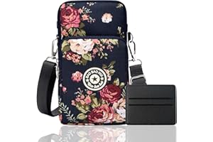 IJHYGD Borsetta Donna Tracolla Mini Borsa Porta Cellulare Con Portacarte