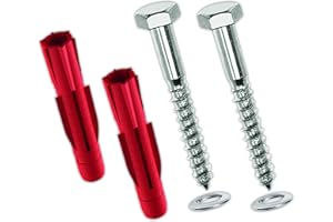 TOX Zestaw montażowy System Trix, z kołkiem uniwersalnym Tri 12 x 71 mm + śruba sześciokątna do drewna 10 x 90 mm ocynkowana, 1 zestaw, 04510142