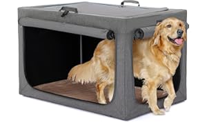 Petsfit Transportín de Perros portátil y Plegable Bolsa transportín para Perros trasportines Perro Mediano Grande para Interiores y Exteriores