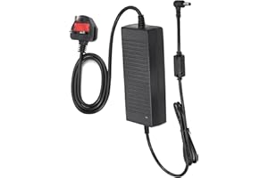 MRTOYIRQ 12V 10A Power Supply Adapter, AC Adapter 100-240V 120W Voltage Converter LED Transformer Power Supply 5.5x2.5mm DC Output Jack for LED Strip Modules Light CCTV Cameras 3D Printers