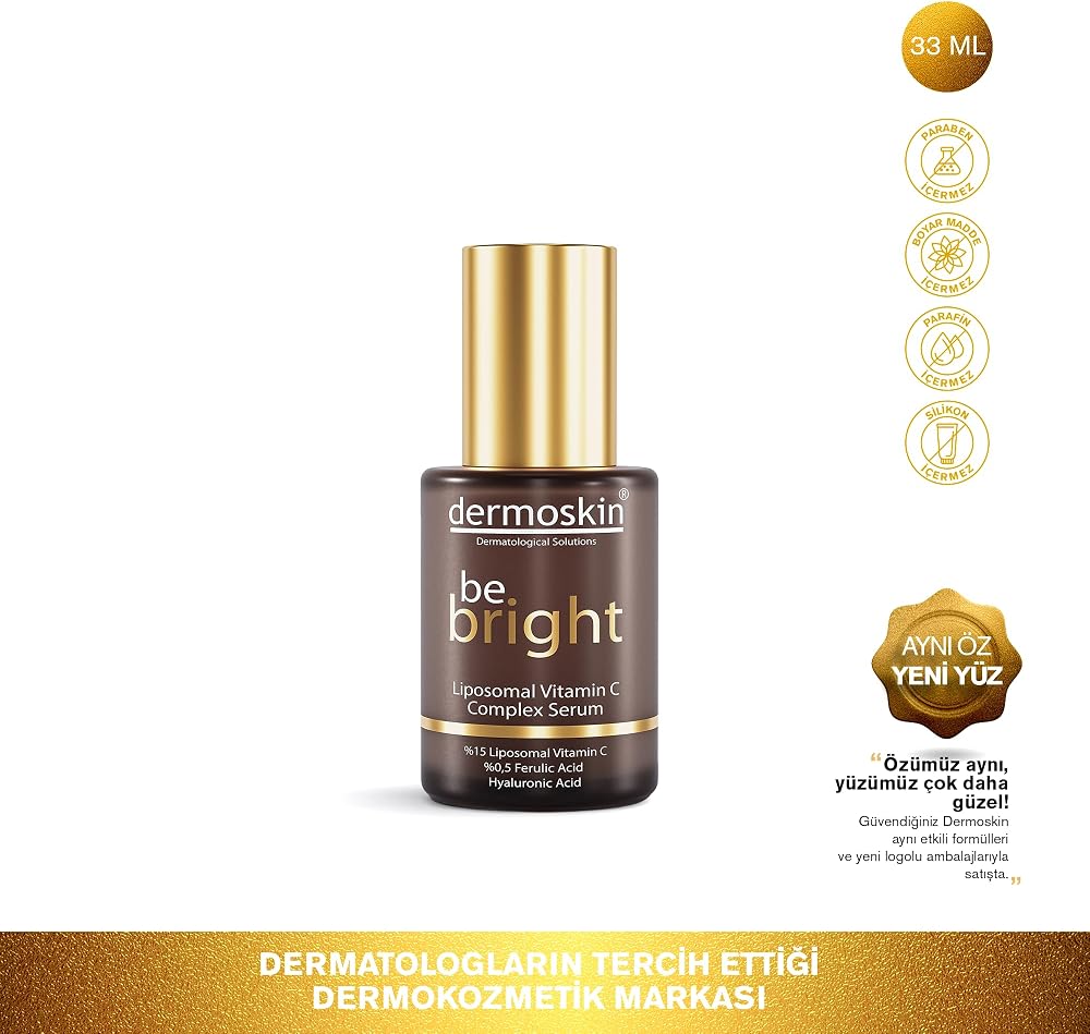 Dermoskin Be Bright%15 Liposomal Vitamin C Complex Serum
