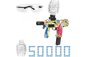 JOJOJOSDA Gel Blaster,Electric Gel Ball Blasters,Automatic Splatter Blaster,50,000 with Goggles, für Outdoor-Aktivitäten – Team-Schießspiel, ab 14 Jahren