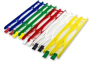 TheBigFish 10x Vorfachaufwickler Rahmen Hakenbrett - Wickelbrett - 17cm