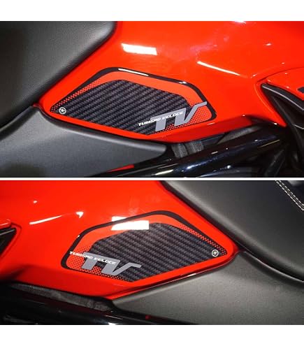 Labelbike Adesivo Paraserbatoio 3D Resinato – Per Mv Agusta Brutale 1000RR Rosso