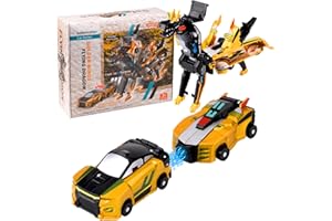 Vibbang Trasformazione Auto Robot Giocattolo Regalo, Giocattoli, Pegasus Volanti Robot Giocattolo, Giocattolo Robot Combinato per Deformazione di Collisione, per Regali per Bambini (C)