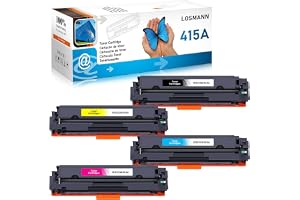LOSMANN 415A Toner Kompatibel med HP 415A 415X Tonerkassett Ersättning för Color LaserJet Pro MFP M479fdw M479fnw M479fdn M47
