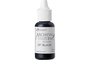 Archival Pad Re-inkers Ranger Industries Archival Re-Inker, Jet Black