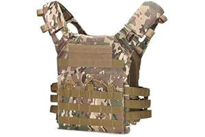 DADEA Chaleco táctico, chaleco táctico ligero JPC, chaleco de entrenamiento de combate al aire libre, chaleco ajustable y ligero, chaleco protector duradero