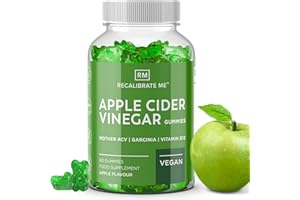 Recalibrate Me Keto Gummies Weight Loss Support - Healthy Keto Snacks Apple Flavour 60 Gummies - Low Calorie Snacks - No Added Sugars - Vegan and Gluten Free