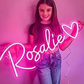 JEMESI Custom Name Neon Signs, Personalized Dimmable Led Neon Lights Sign, Customizable for Wall Decor Bedroom Wedding Birthd