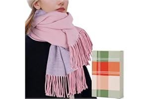 HIGHEVER Cadeau Noel Echarpe Femme Hiver: Idee Cadeau Femme Original Utile Foulard Femme Echarpe Cachemire Etole Chale Femme Hiver, Secret Santa Cadeau Maman Calendrier de l'avent Echarpes et Foulards Femme