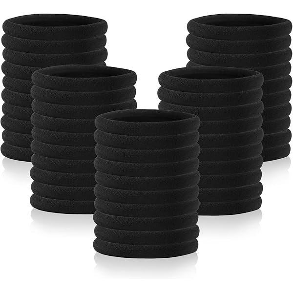 50 Pezzi Di Elastici Per Capelli Ultra Sottili, Fermagli Per Coda Di - Foto 2