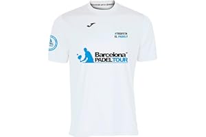 Barcelona Padel Tour | Maglietta Tecnica a Manica Corta | Joma Te gusta el pádel | Per Uomo | Padel Special Stampa | Abbigliamento Sportivo
