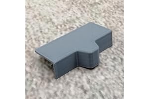 GENERISCH L-3D reemplazo deslizante gris cerradura de puerta para refrigerador compatible con Dometic RM 7XXX serie 7000 pieza de repuesto puerta pestillo