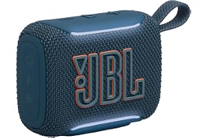 Go 5, Ultraportabel Bluetooth-Högtalare, Blå | Stort JBL Pro-Ljud och Punchy Bass, AirTouch-Parning, Vattentät Design och