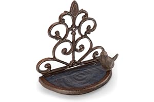 WILDLIFE FRIEND I Vogeltränke hängend, Wandvogeltränke I Frostsicher Vogeltränke für Garten und Balkon I Vogeltränke Wand aus Gusseisen für Wildvögel