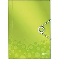Leitz 45990064 Eckspannermappe wow, A4, PP, grün metallic
