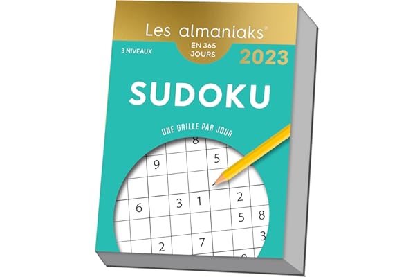 Calendrier Almaniak Sudoku 2023 : 1 grille par jour