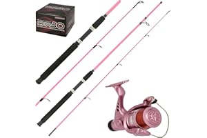 OKEPS Lidsters NGT PINK CKR30 Carp Coarse Float Spinning Fishing Reel + 6FT Stalker PINK Rod