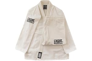 Choke&Chill BJJ Jiu Jitsu Einsteiger Anzug Gi - Weiß