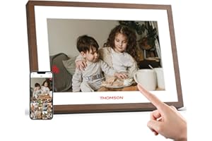 THOMSON Cornice Digitale WiFi, Cornice Digitale Foto Batteria interna, 10,1 Pollici 1280x800 Schermo Touch HD IPS, Portafoto Digitale Memoria 32 GB, Condivisione di Immagini Musica Videos del lettore
