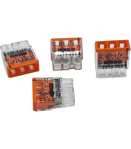 Verbindungsklemme 222 3-Leiter-Klemme grau VPE=50