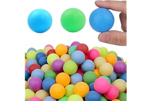 Regerly Pelotas de Ping Pong, 50Piezas Pelotas de Tenis Mesa Bolas Entrenamiento en Series Torneo Juegos para Adultos y Niños