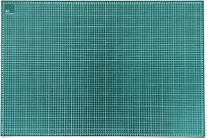 Garden Mile A1,A2,A3,A4 Vert auto-guérison anti-dérapant Tapis de découpe avec lignes de grille pour précision couper artisanat - Vert, A1