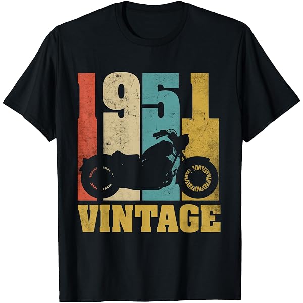 T-shirt Vintage Motard 1982 - Cadeau Anniversaire 43 Ans Pour Biker - Design Rétro Détressé