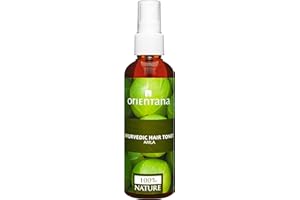 Orientana - Tonique Capillaire Ayurvédique Amla | Renforçateur Capillaire Anti-Inflammatoire Naturel Vegan Sans Huile | Prévient La Chute Des Cheveux | Croissance Des Cheveux | Aérosol - 105ml