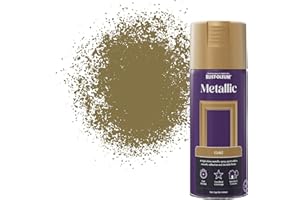 Rust-Oleum AE0110001E8 400ml Metallic Spray Paint - Elegant Gold